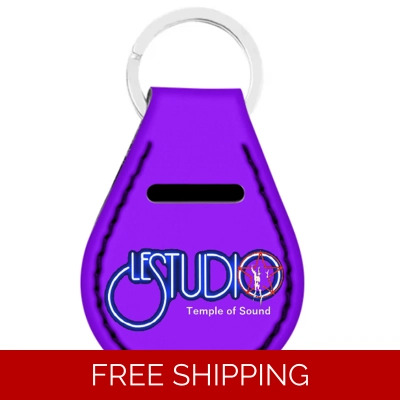 Custom Keychain Le Studio TOS White & Blue Logo Star Man 1